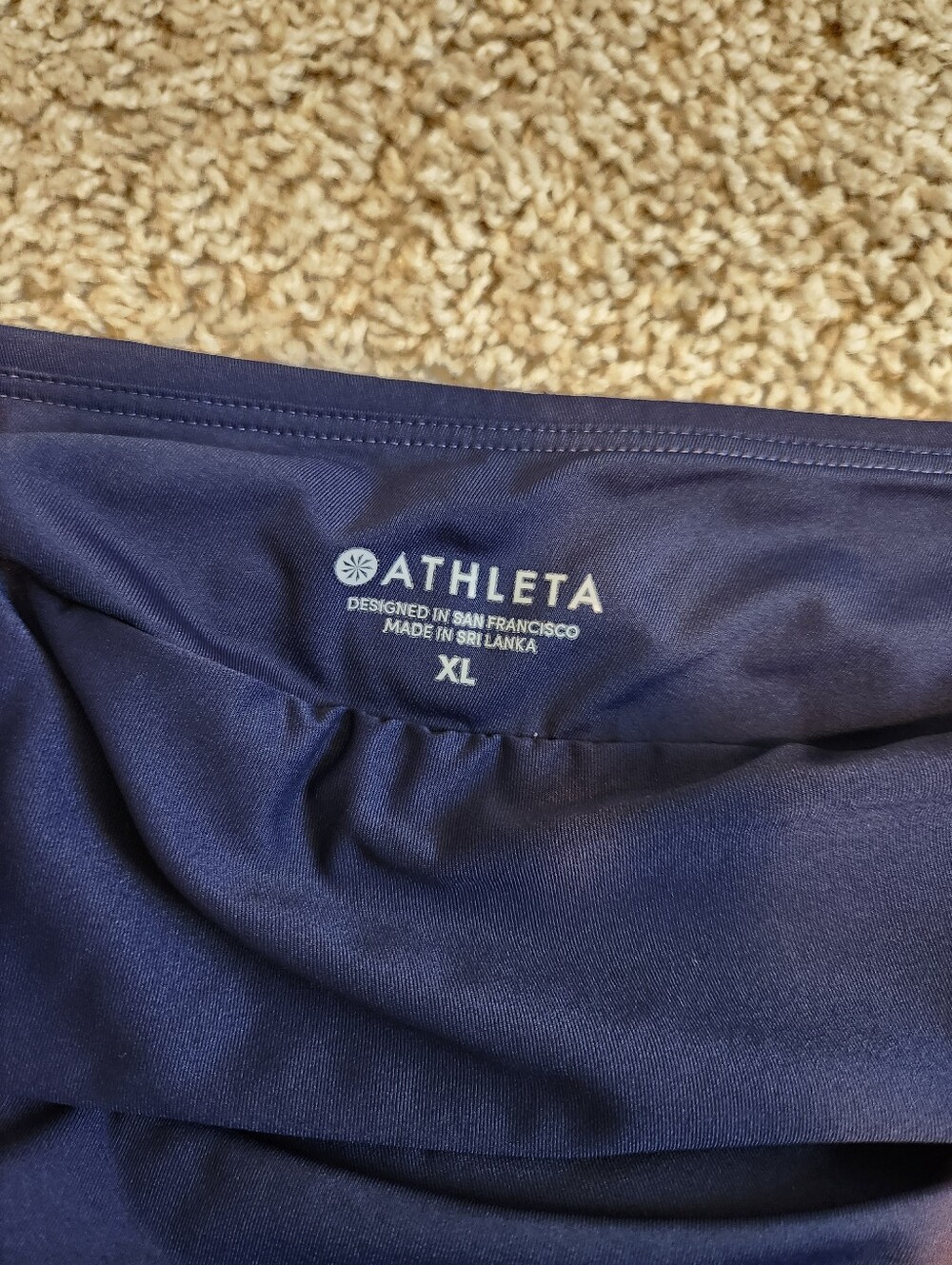 Athleta Kata Swim Skirt Navy Blue Size XL - Picture 5 of 10